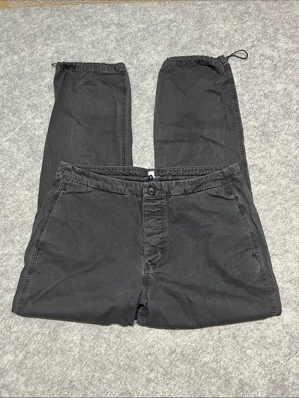 James Perse Black Drawstring Jogger Pants